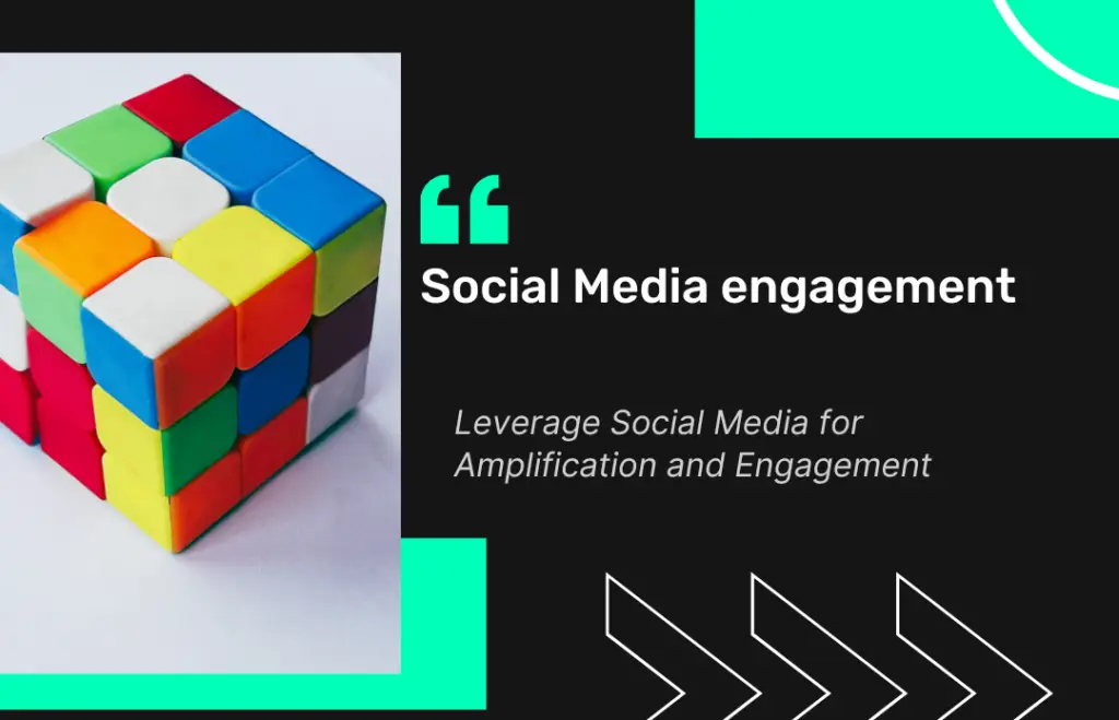 Leverage Social Media for Amplification and Engagement
